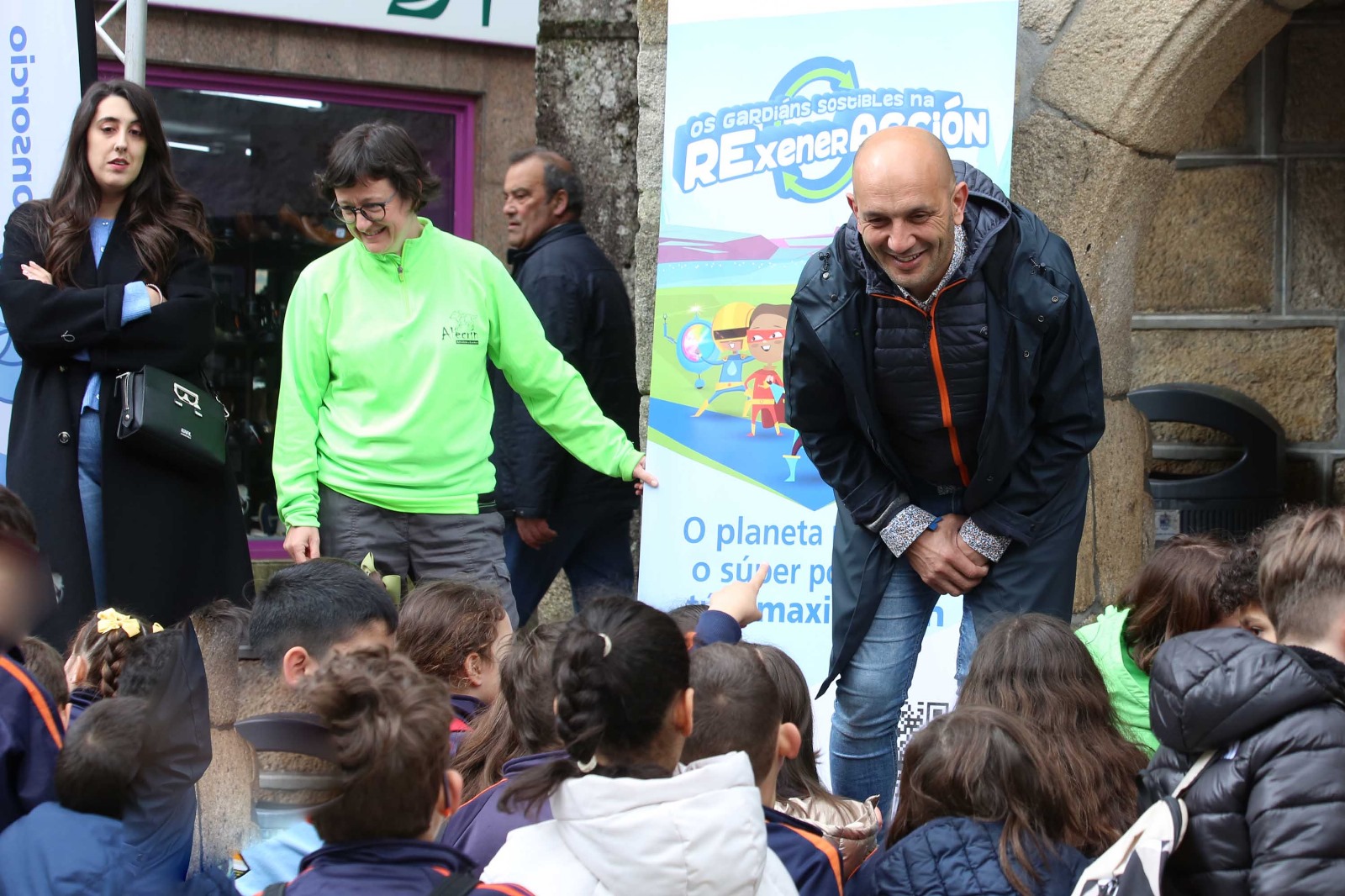 O Porriño celebra o Día da Auga con sete colexio e xogos para comprender o ciclo da auga