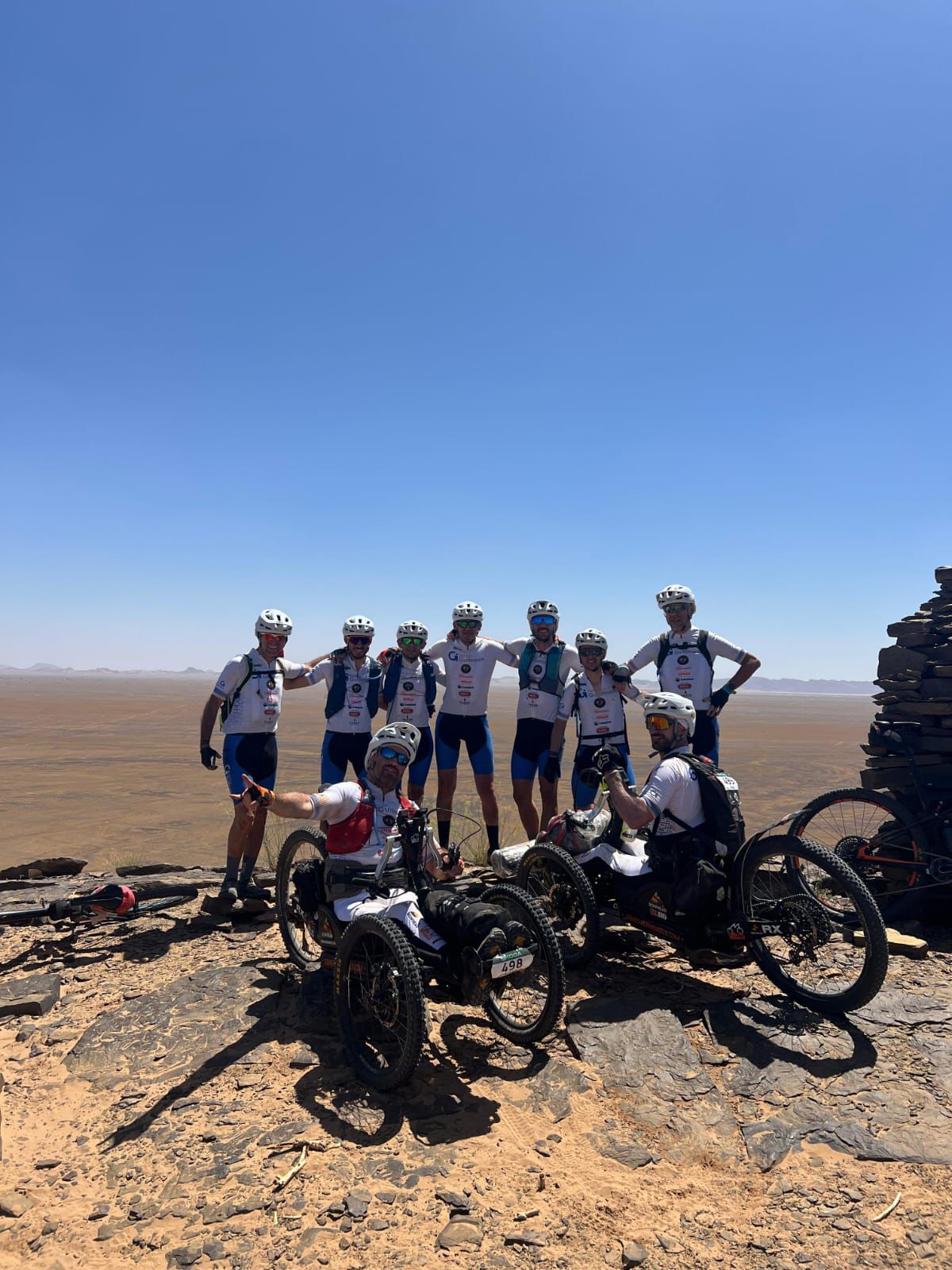 Forza e admiración para José Antonio Burgarín e o equipo da Titan Desert Marrocos 2025