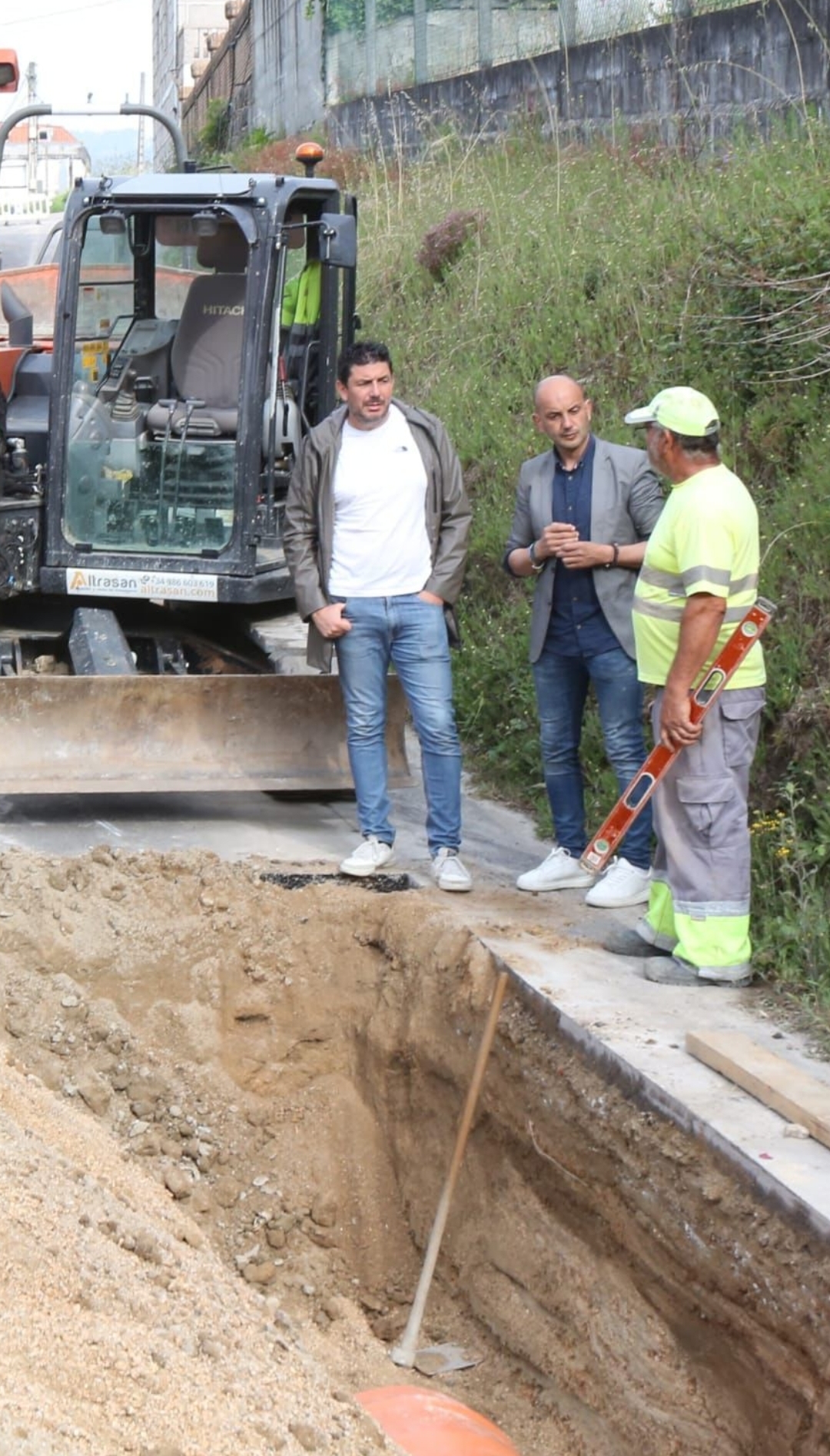 Comezan as obras para frear os efectos da escorrentía da A-52 na Gulpilleira