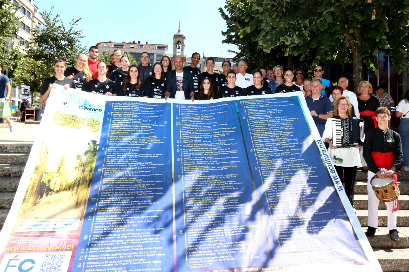 As xogadoras do Balonmán Porriño serán as pregoeiras das Festas do Cristo 2025