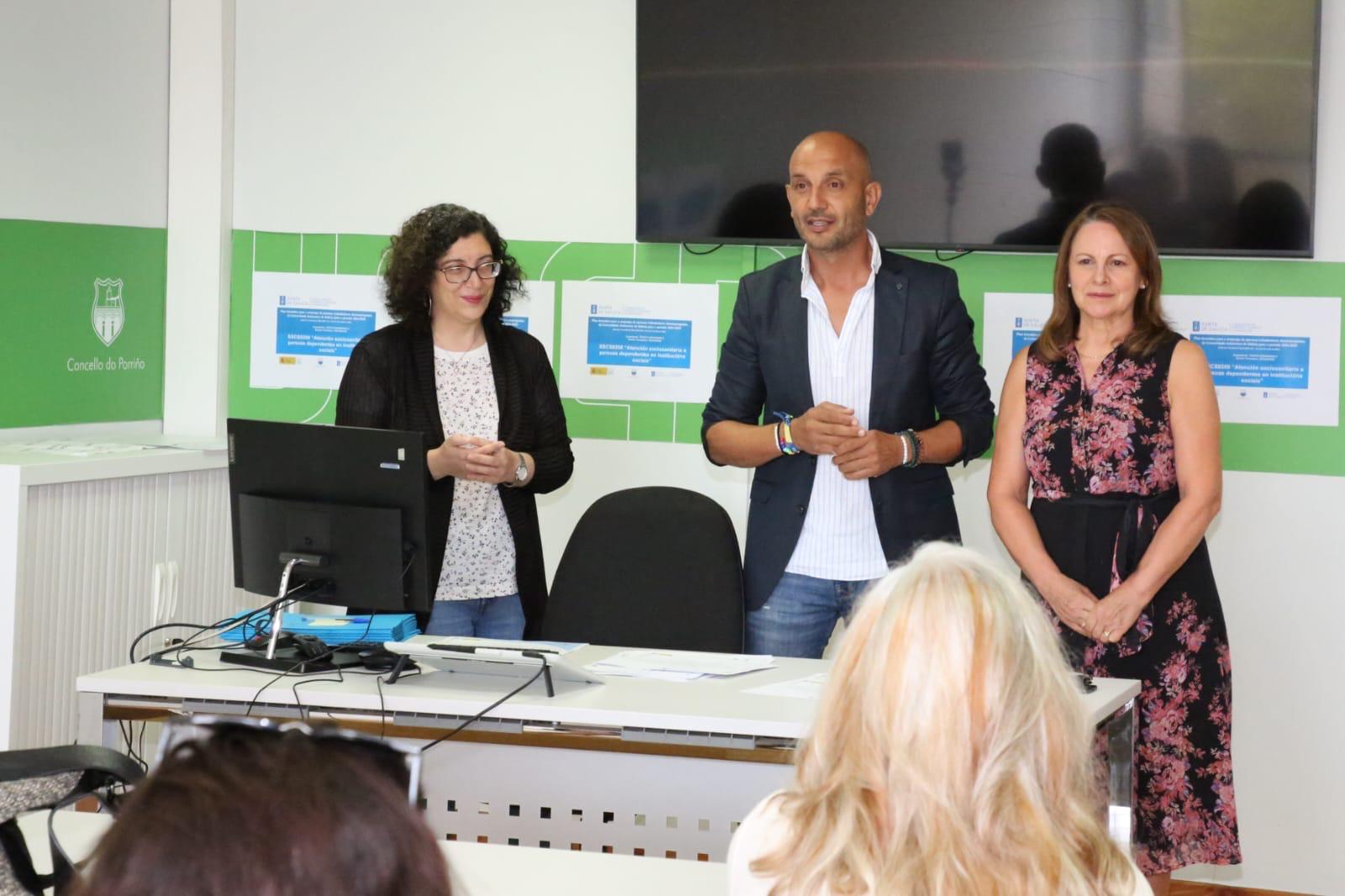O Concello do Porriño recibe unha subvención de máis de 52.000 euros para impartir un novo curso de Atención Sociosanitaria