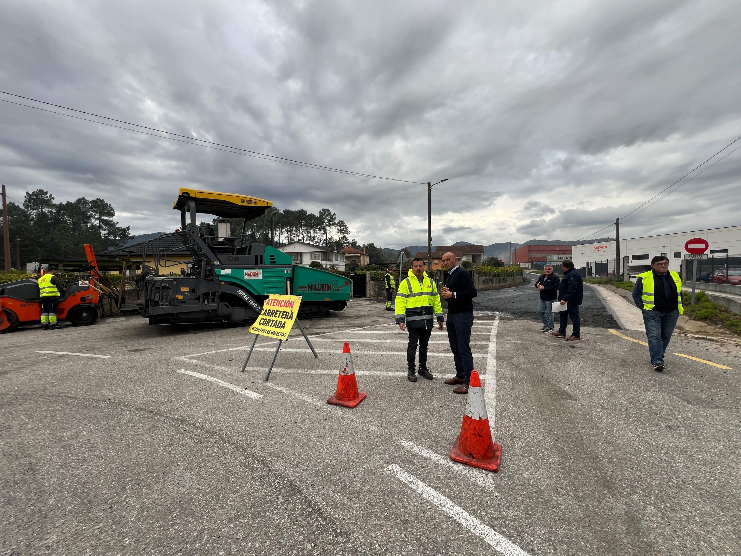O Concello impulsa a modernización dos seus polígonos industriais con dúas actuacións por importe de 300.000 euros