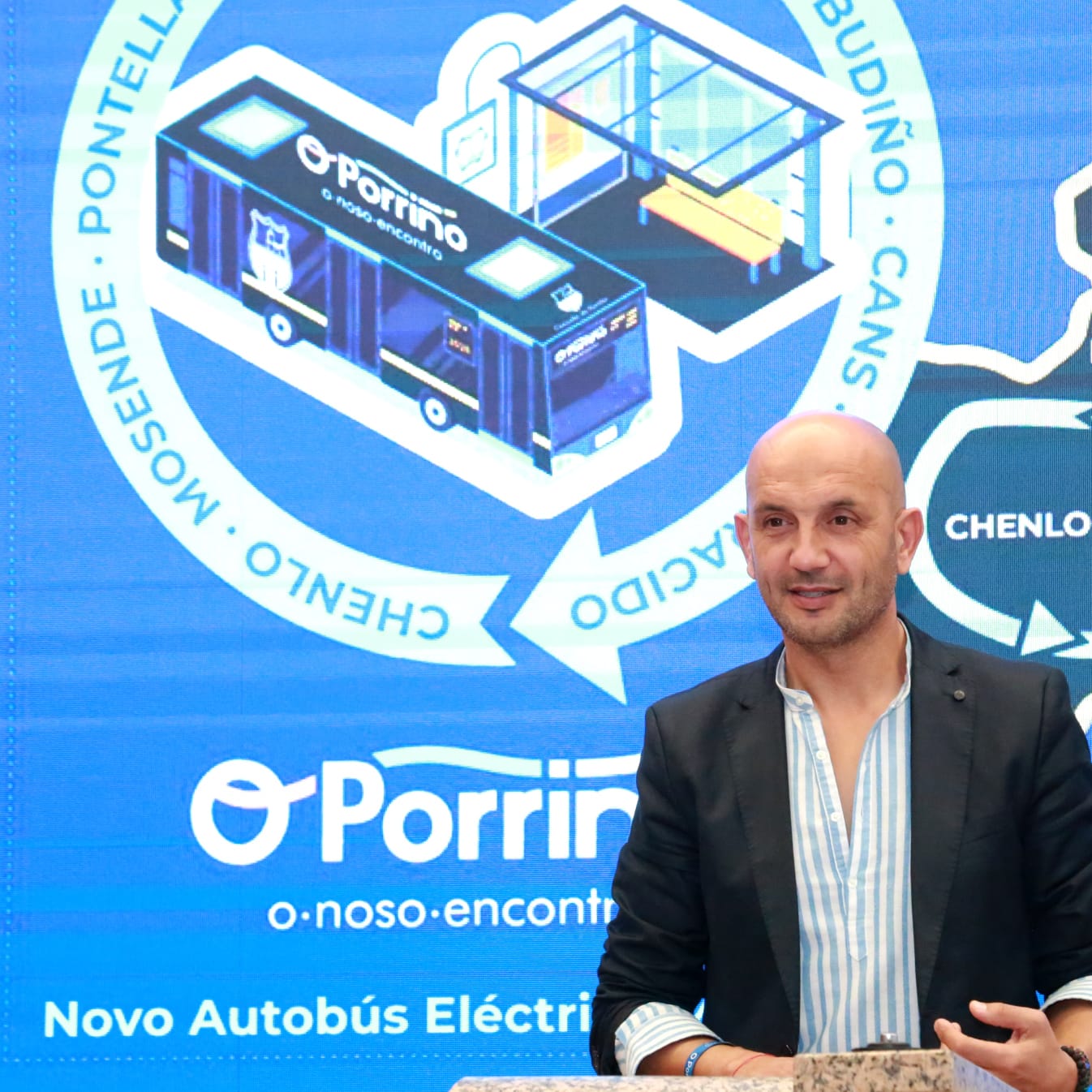 O Porriño impulsa un novo servizo de transporte público con autobús eléctrico que conectará as parroquias co centro urbano