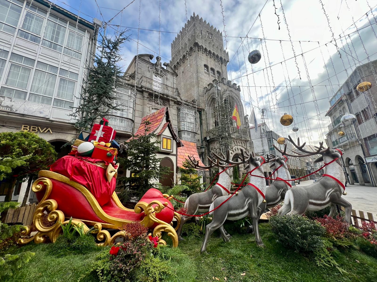 Soraya protagoniza o acendido do Nadal no Porriño cun concerto