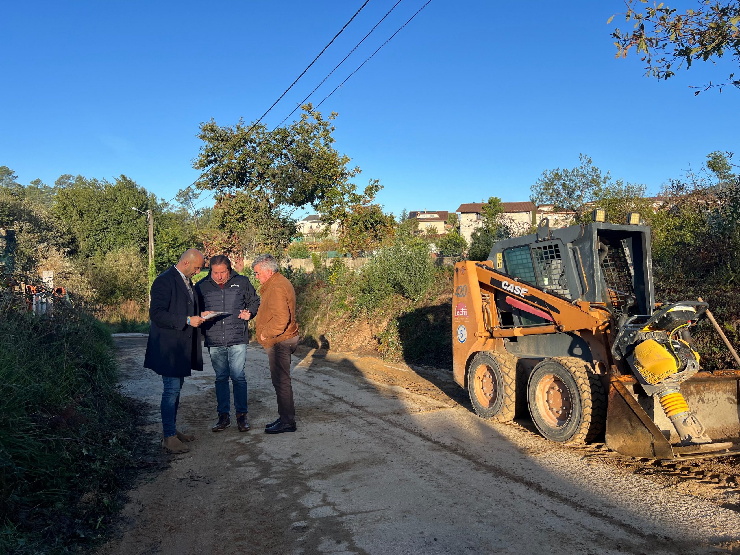 O Porriño avanza no seu plan de saneamento cunha nova obra en O Sobral-Eiriz que dará servizo a 38 vivendas