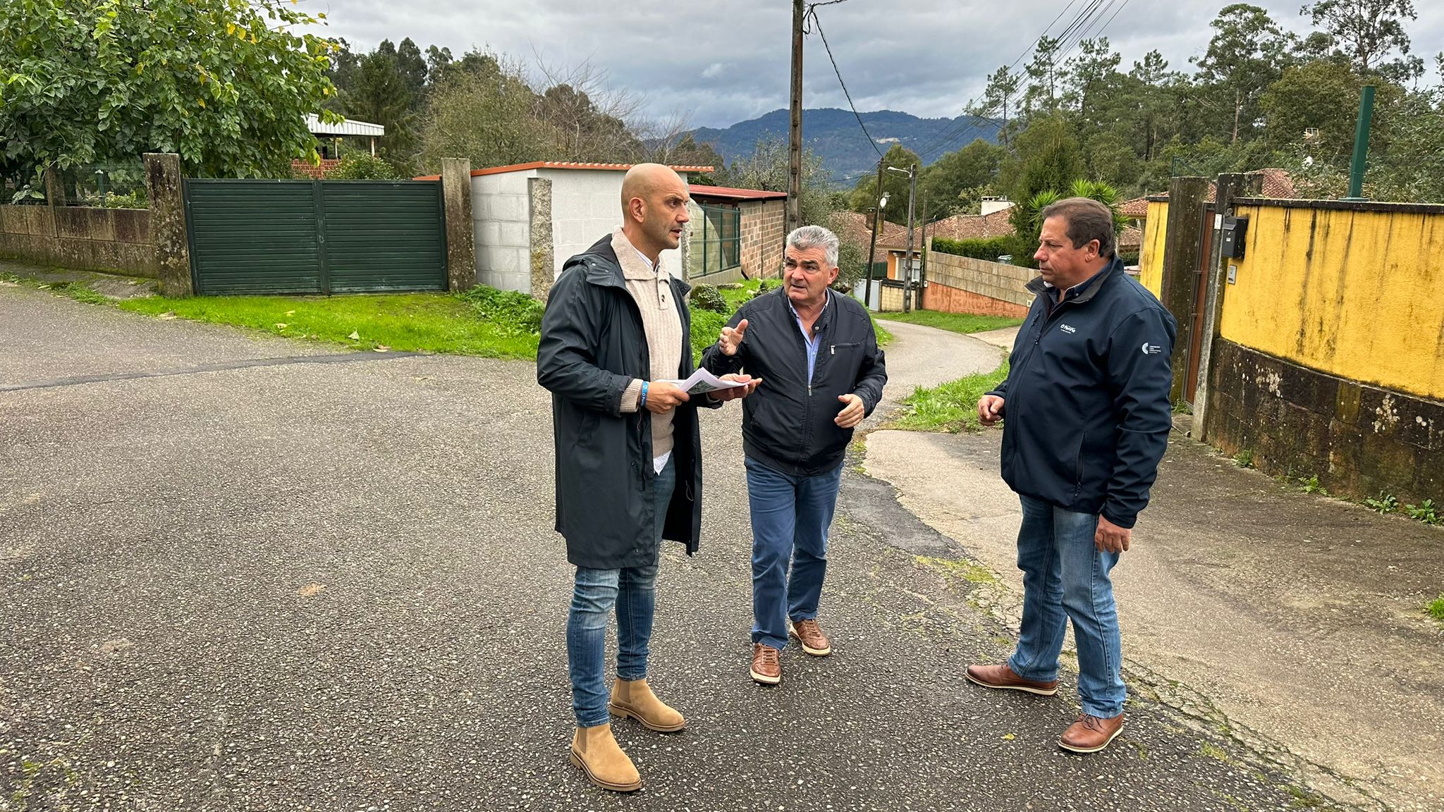 O Concello impulsa o saneamento en Budiño cun investimento de máis de 220.000 euros no barrio de Trapa