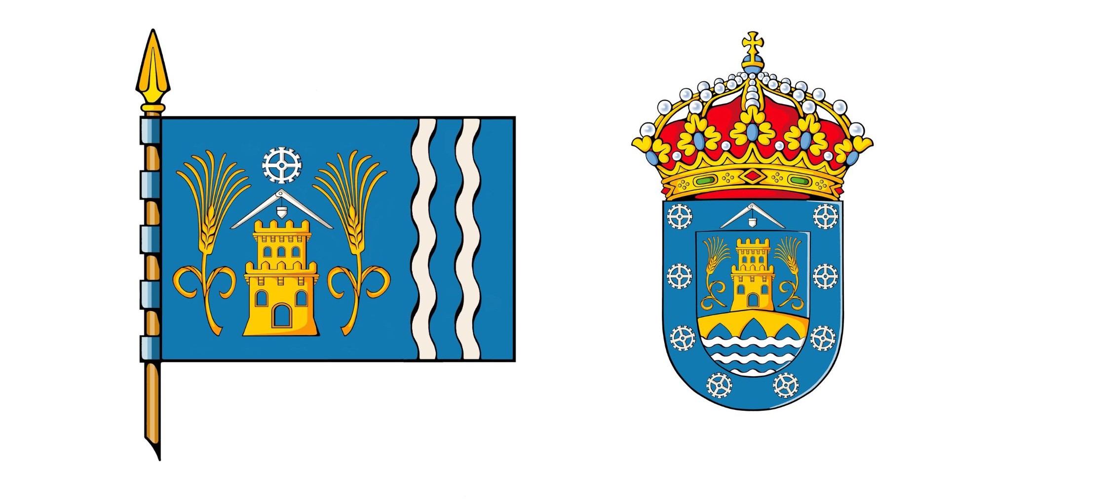O Porriño escribe un novo capítulo na identidade do municipio coa aprobación do escudo e bandeira oficiais