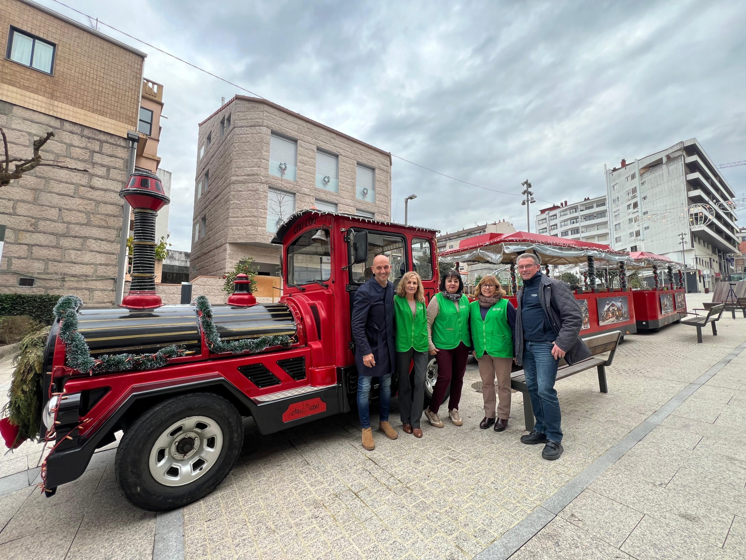 O Tren do Nadal do Porriño arranca este mércores cargado de ilusión e escolares