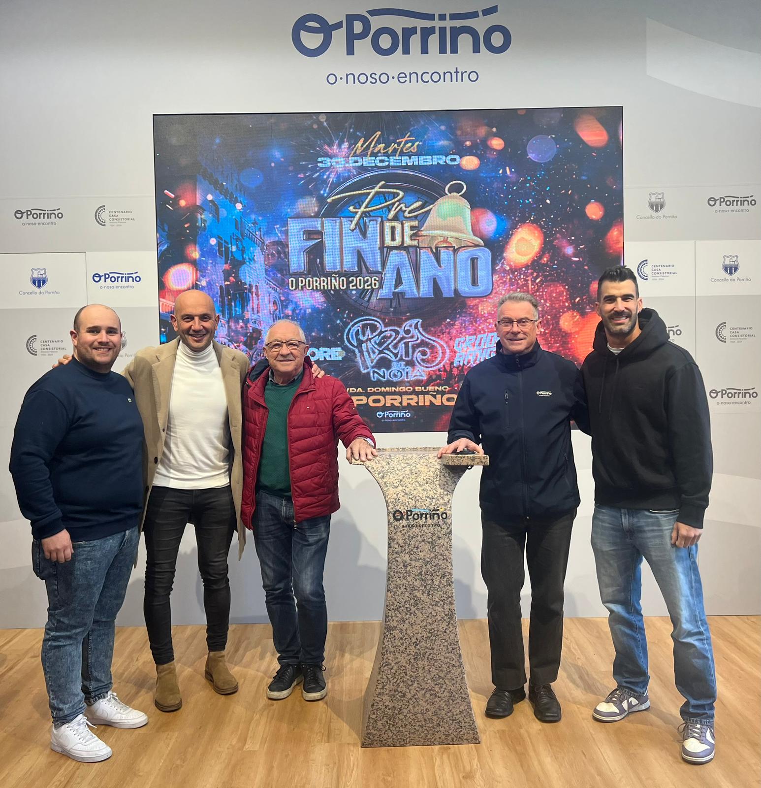 O Porriño covértese na capital galega do Pre-fin de ano