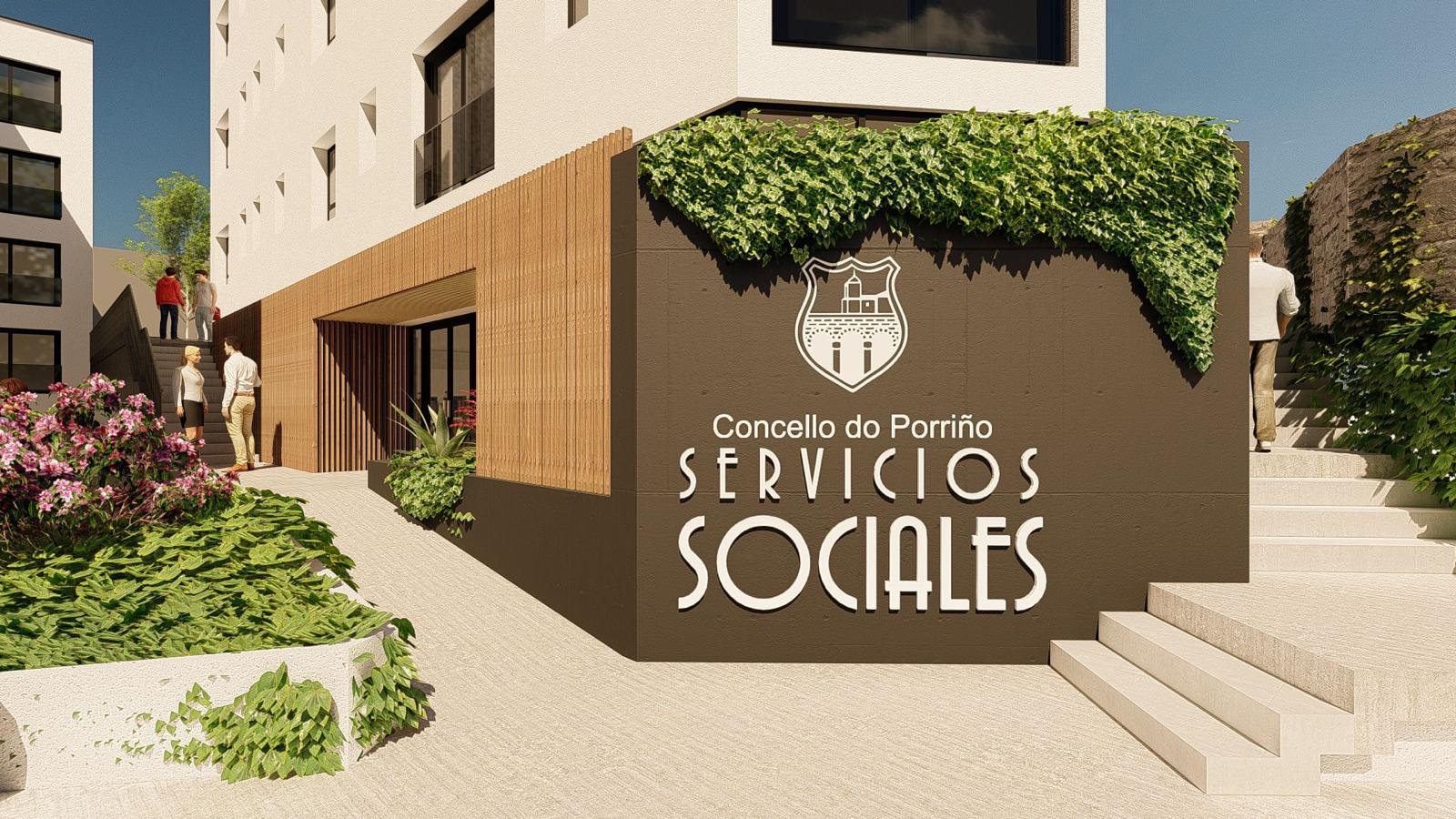 O Concello do Porriño asina un convenio urbanístico que permitirá un novo local municipal de Servizos Sociais na Avenida de Galicia