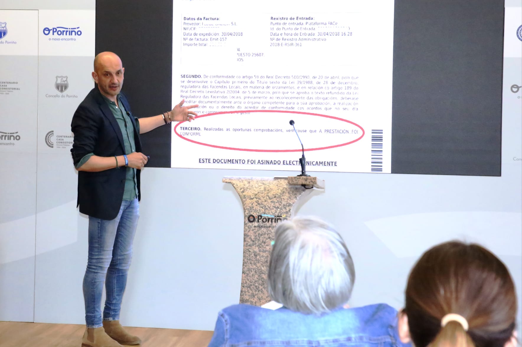 O Concello do Porriño leva a pleno a amortización dos préstamos para pago de facturas de gobernos anteriores