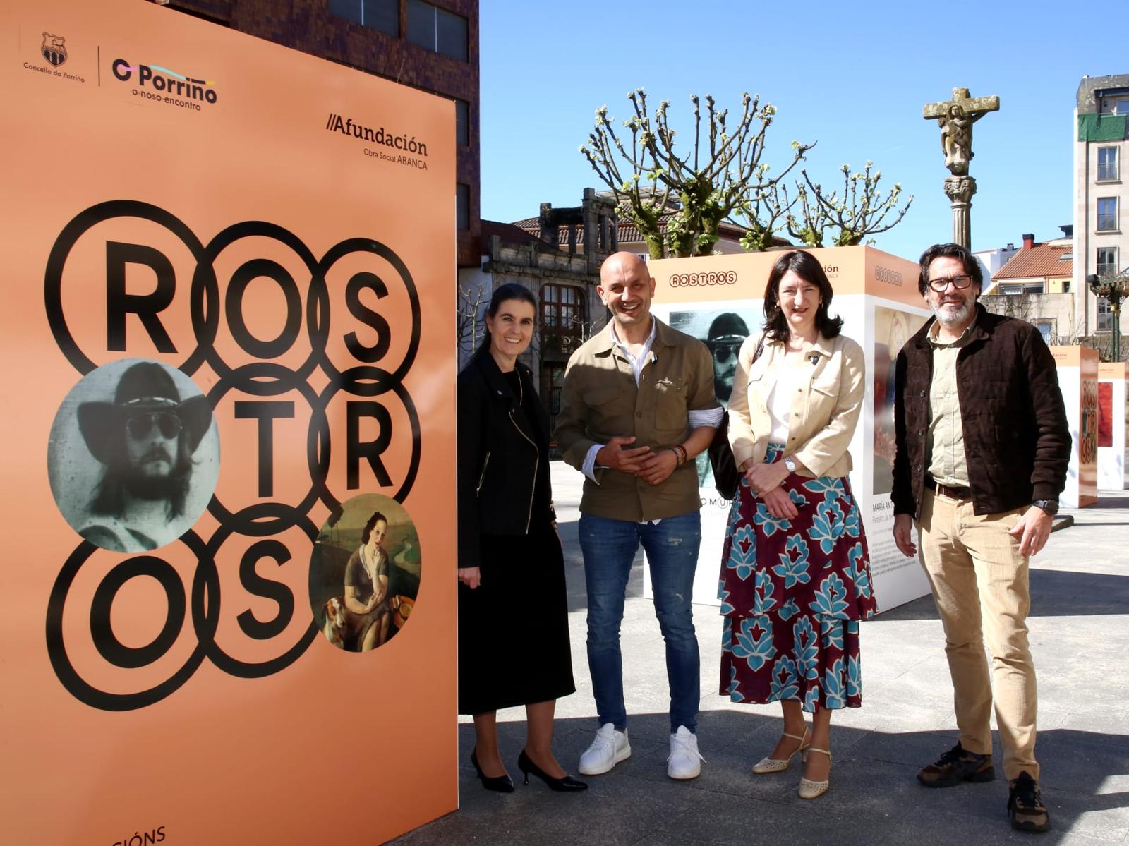 O Porriño convértese nun museo ao aire libre coa mostra "Rostros" de Afundación